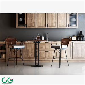modern kitchen dining room 3d model